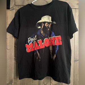 Post Malone Black Graphic Tee